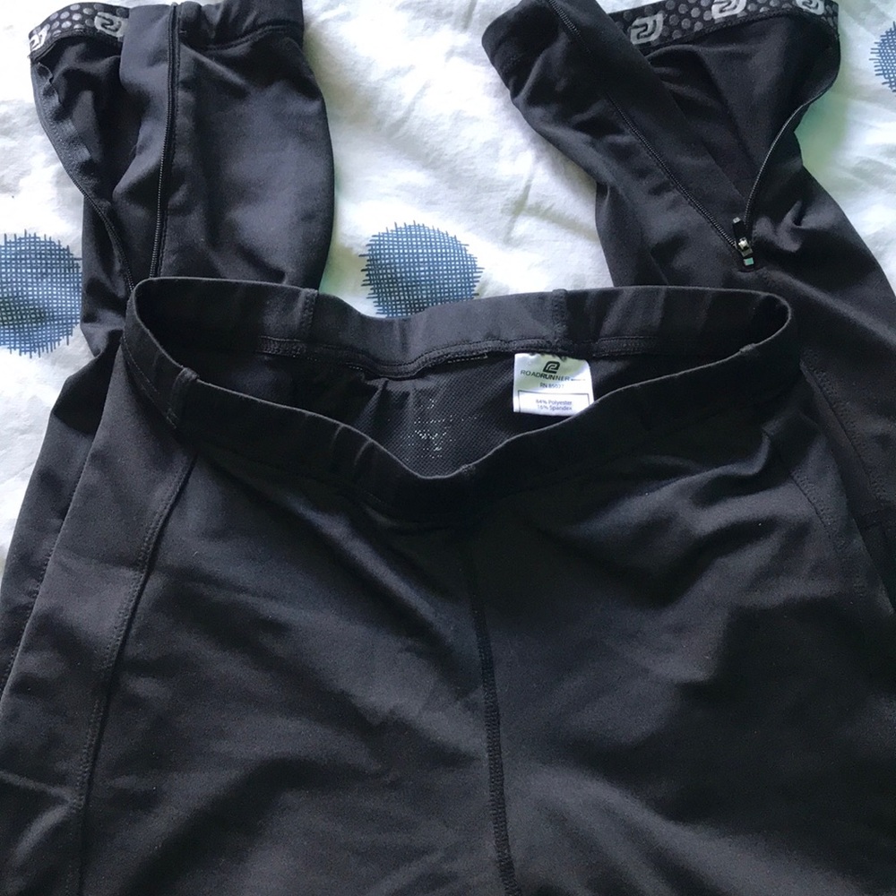 Roadrunner cycling black tights